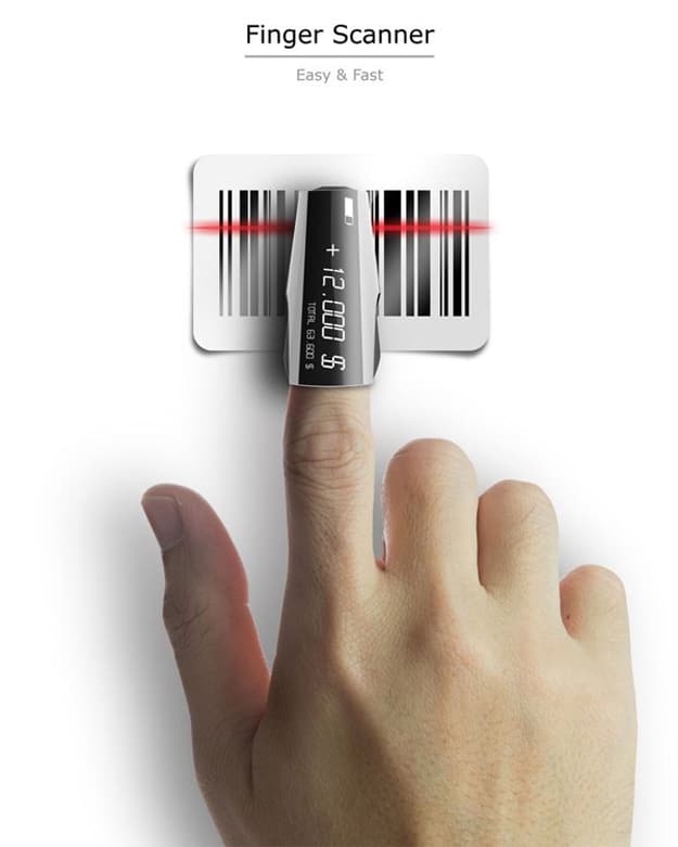 Innovative Finger Barcode Scanner