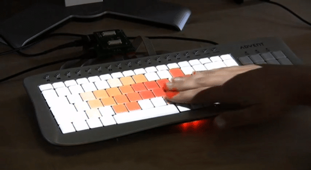 Projected Touch-Display Keyboard
