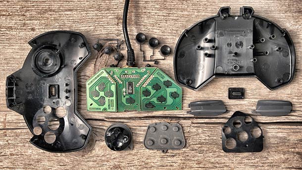 18 Deconstructed Game Controllers