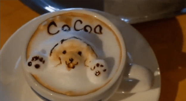 3d Coffee Froth Art