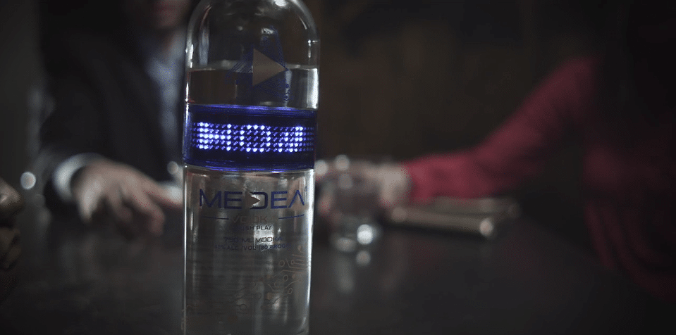 Medea Vodka LED Bottle