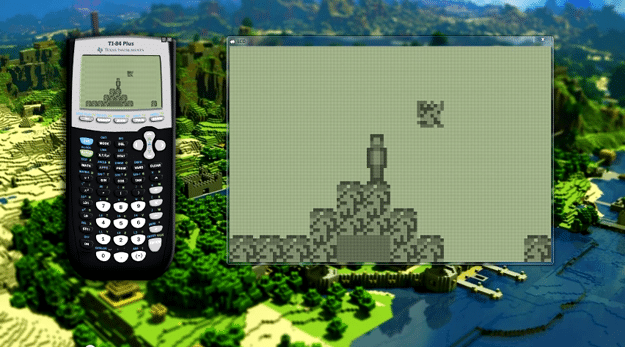 Minecraft Gameplay On Calculator