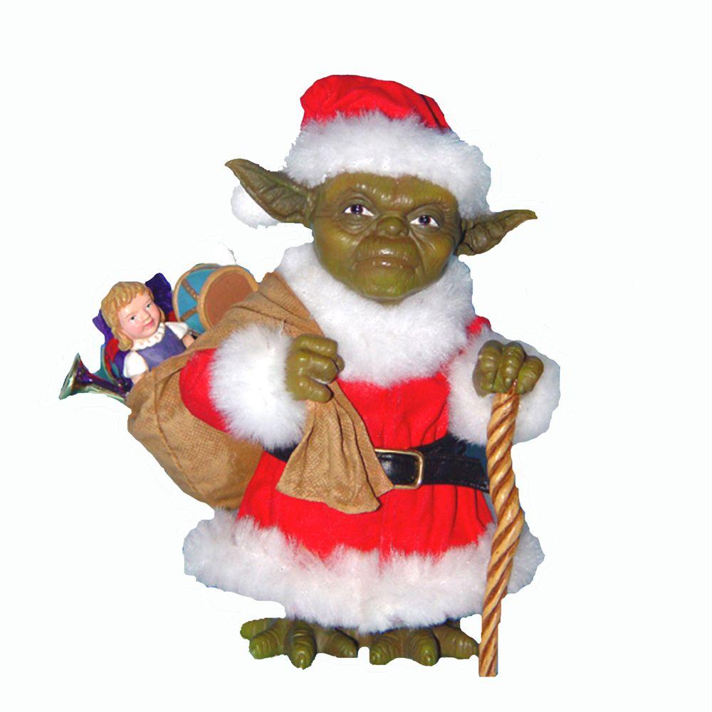 Christmas Yoda Figure