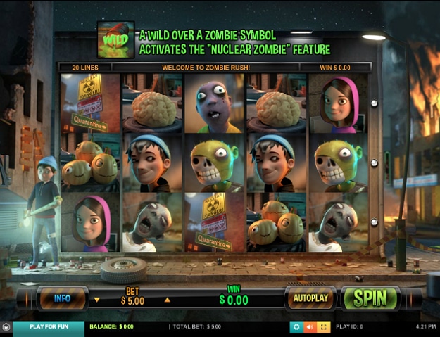 Zombie Slot Machine Invasion