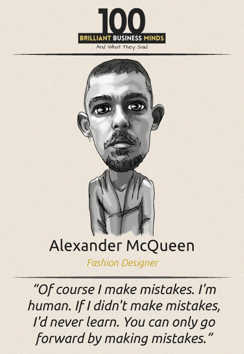Alexander McQueen Inspirational Quotes