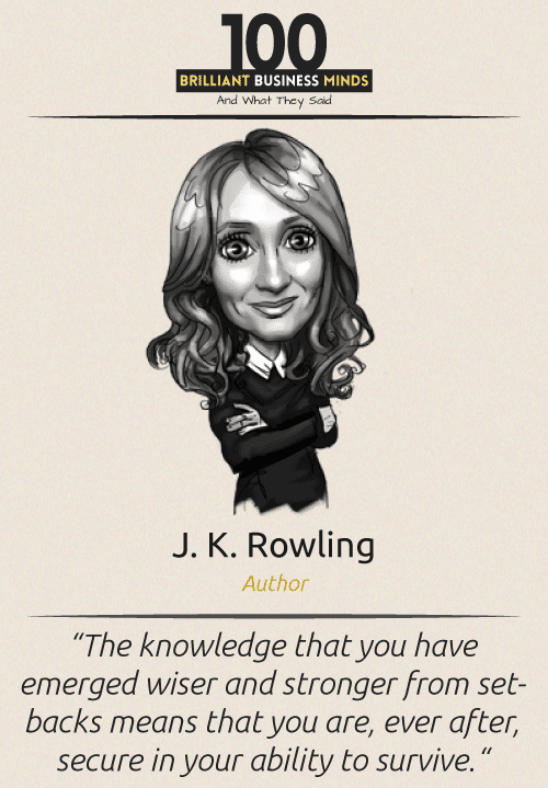 J K Rowling Inspirational Quotes
