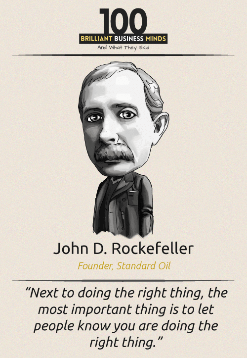 John D Rockefeller Quote