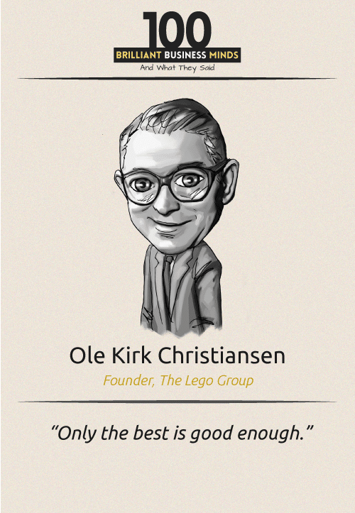 Ole Kirk Christiansen Quote