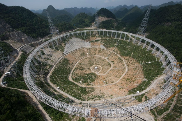 China FAST Radio Telescope Beginning
