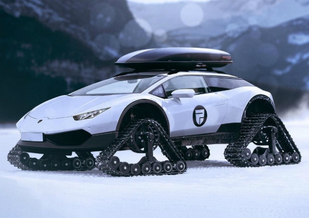 Lamborghini Huracan Snowmobile Concept
