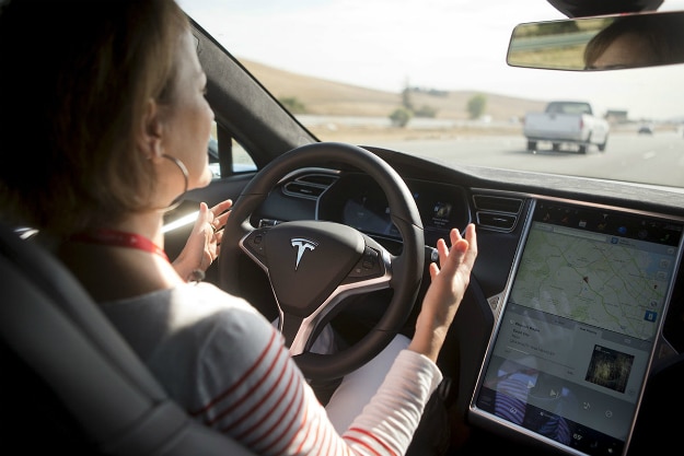 Tesla Autopilot Crash Car