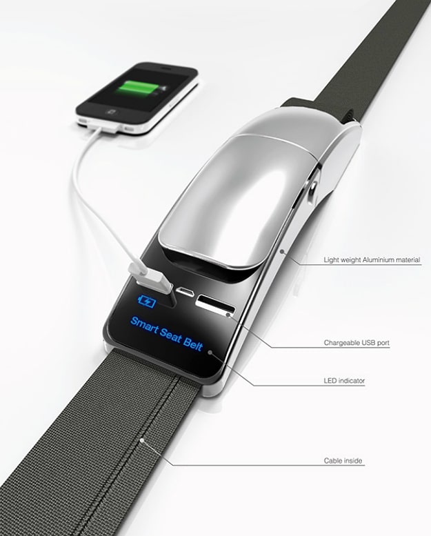 Concept Charger Smart Seatbelt Idea 1
