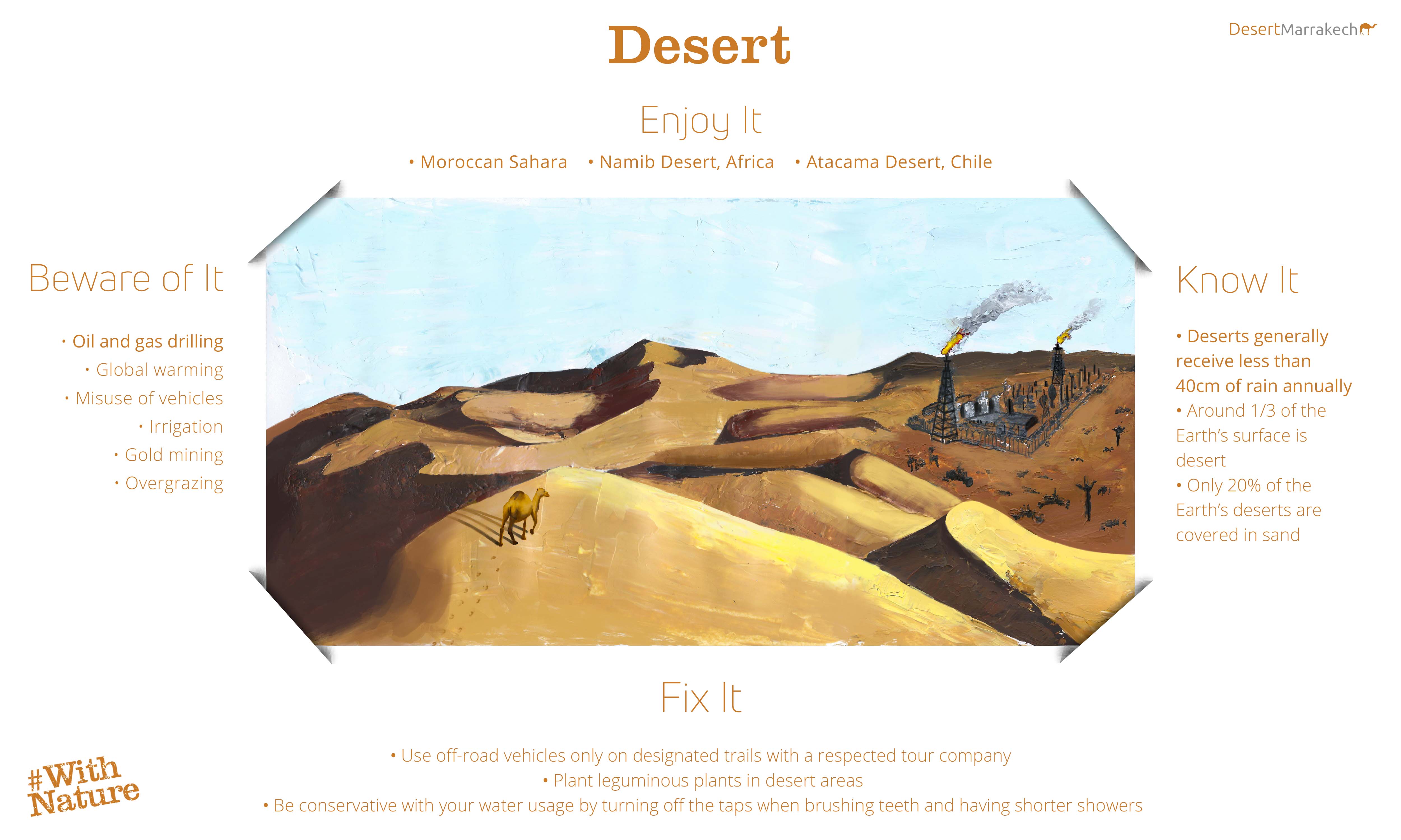 World Environment Day Deserts Infographic