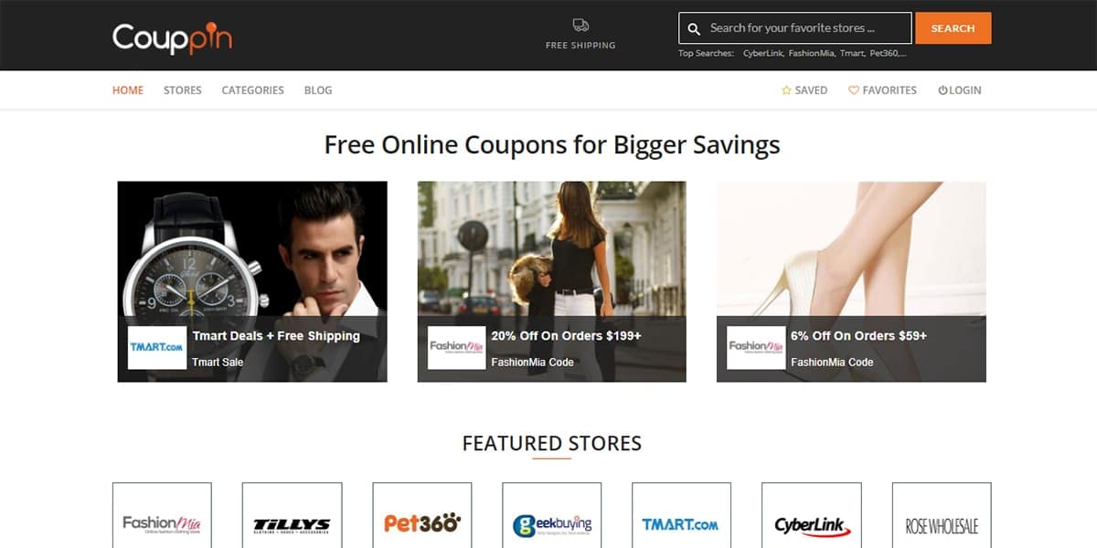 20 Best Coupon Sites Couppin