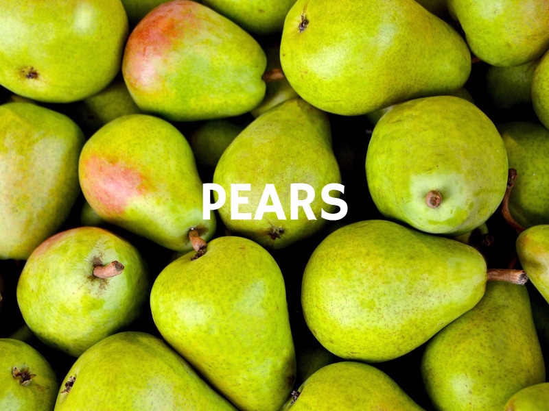 6 Natural Fat Burners Pears