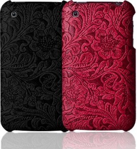 aUltra case Carve synthetic leather cool iPhone cases_red black_images