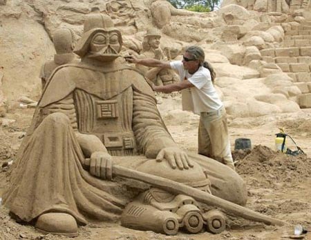 Star Wars Sand Sculptures
