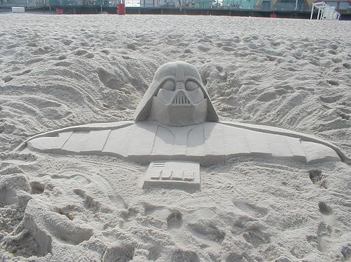 Star Wars Sand Sculptures