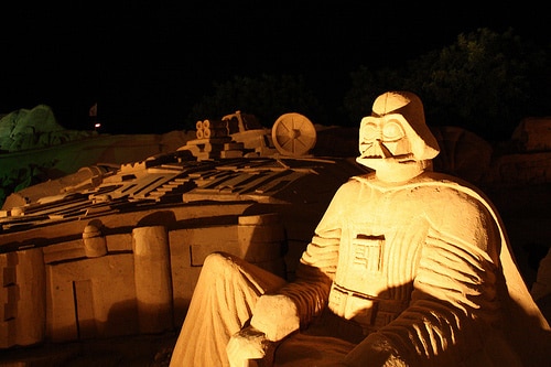 Star Wars Sand Sculptures