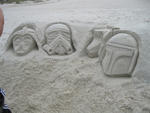Star Wars Sand Sculptures
