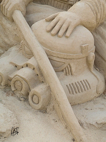 Star Wars Sand Sculptures
