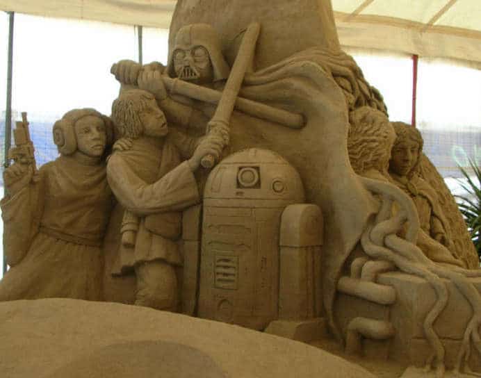 Star Wars Sand Sculptures