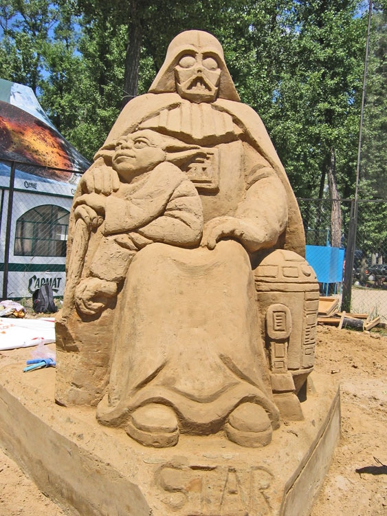 Star Wars Sand Sculptures