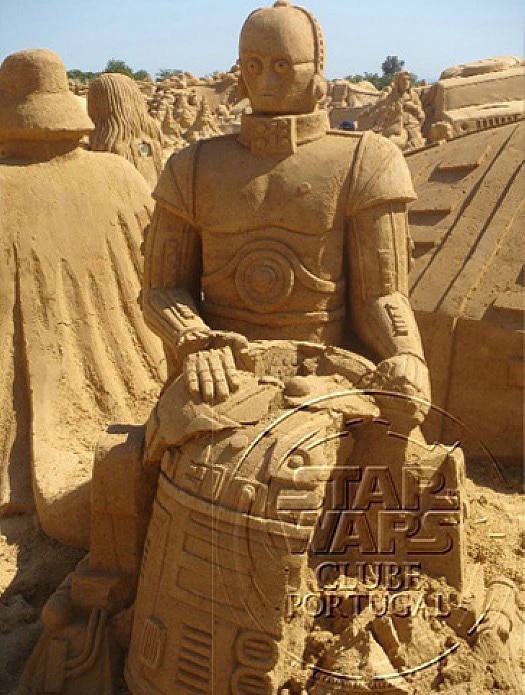 Star Wars Sand Sculptures