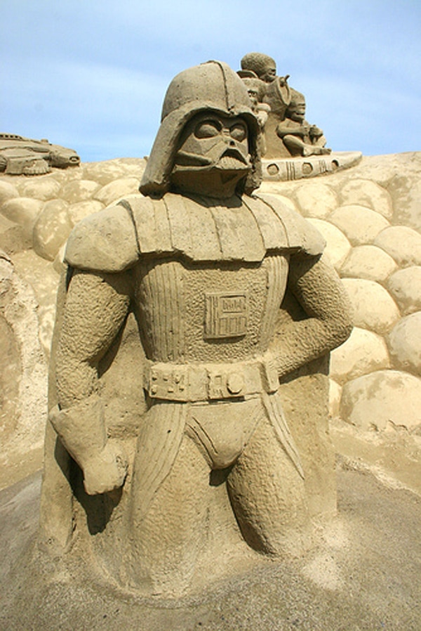 Star Wars Sand Sculptures