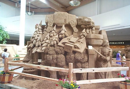 Star Wars Sand Sculptures