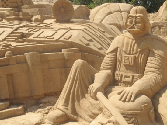 Star Wars Sand Sculptures