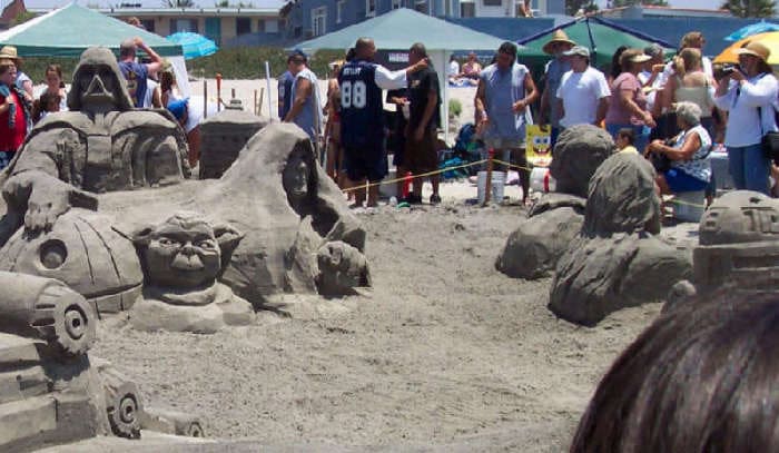 Star Wars Sand Sculptures