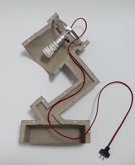 Trashy Egg Cart Lamp