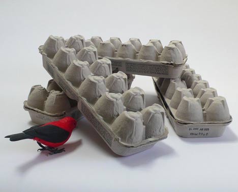 Trashy Egg Cart Lamp