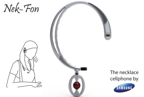 Nek-Fon Samsung Necklace Hanging Phone