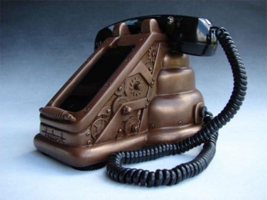 Steampunk iPhone Dock