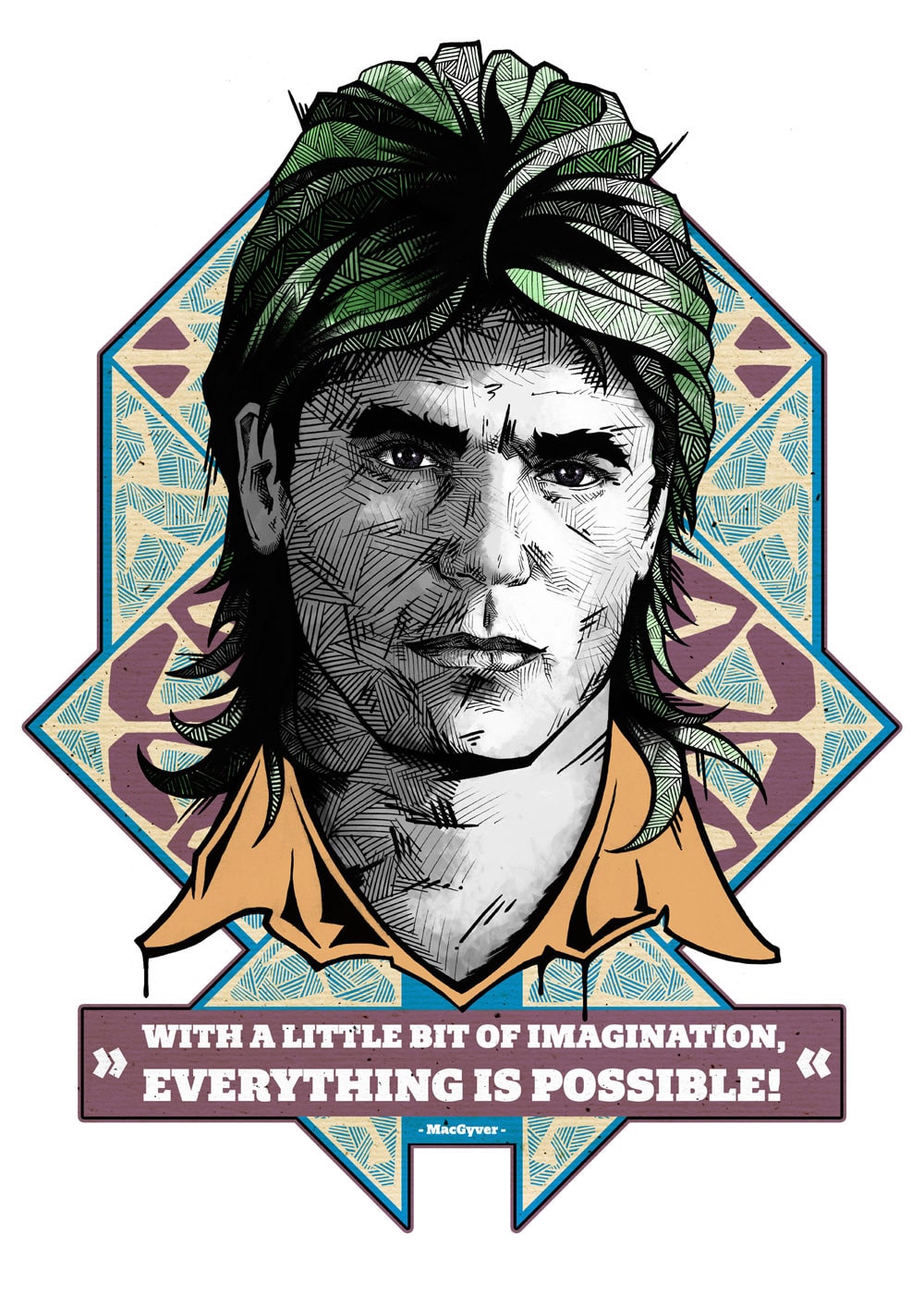 Childhood Heroes Illsutartions by Andreas Preis