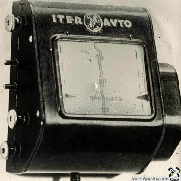 First GPS In A Car Had Rolls Of Maps