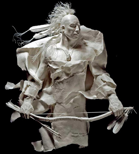 Papercraft Indian Chief