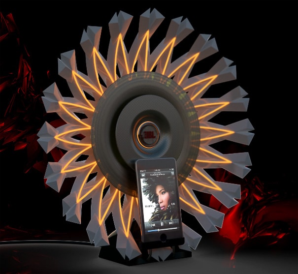 Snow Flake iPod Dock Bright And Sounding