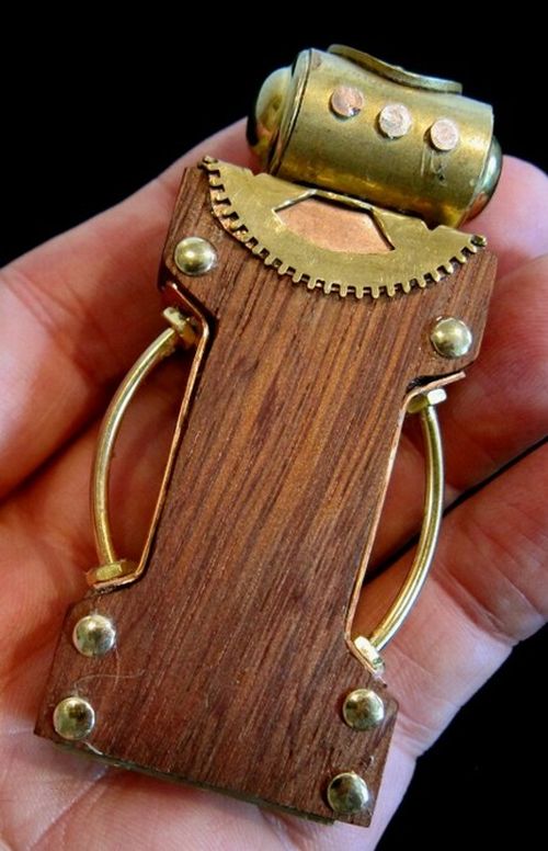 Steam Punk USB Dtive Back Side