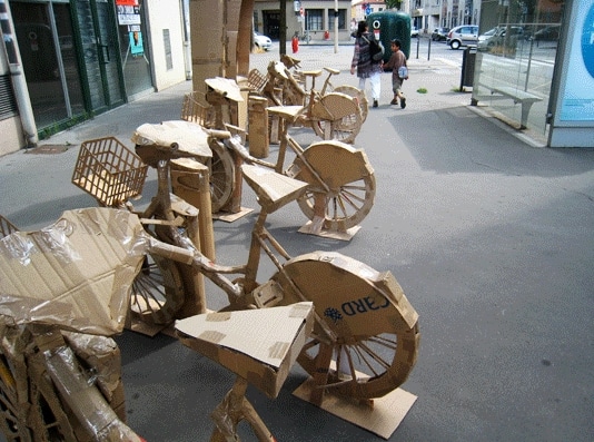 Cardboard Bike