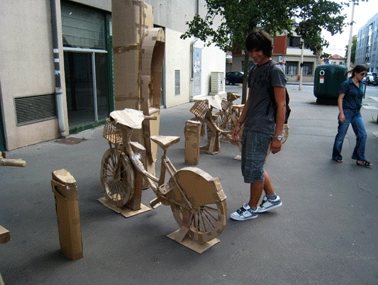 Cardboard Bike
