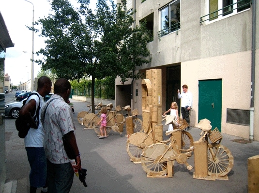 Cardboard Bike