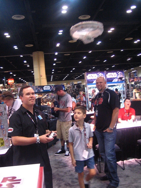 Flying Millennium Falcon