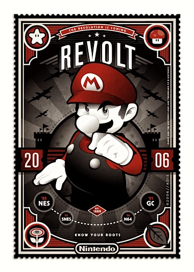 Old Cartoon Style Super Mario Posters