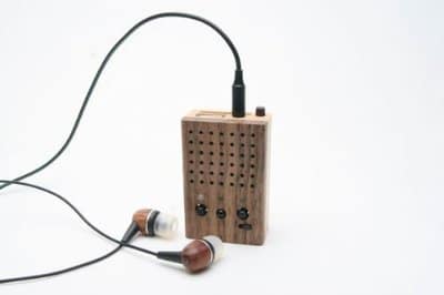 Motz Tiny Wooden Power Speaker