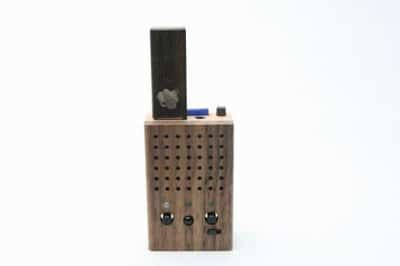 Motz Tiny Wooden Power Speaker