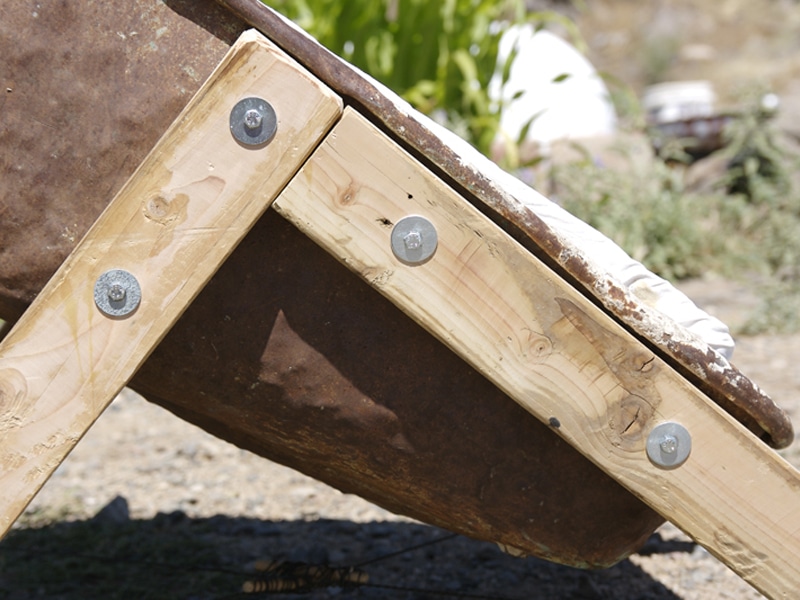 Wheelbarrow Chair
