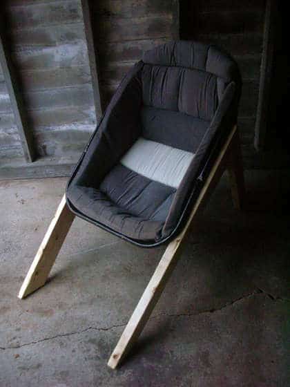 Wheelbarrow Chair